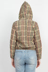 Tribal Mud-Cloth Rasta Striped Hoodie