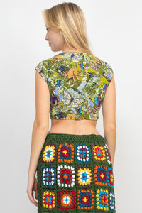 Dream Flight Ragland Crop Top