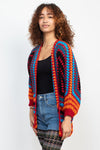 Fiesta Crocheted Cardigan