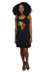 Mighty Judah Tribe Rasta Reggae Tank Dress-Africa