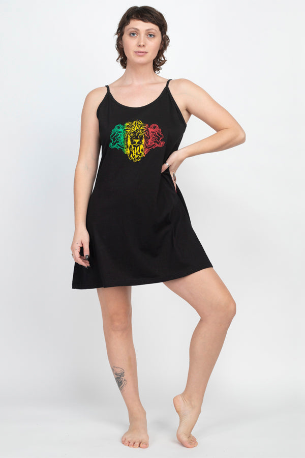 Mighty Judah Tribe Rasta Reggae Tank Dress-Africa