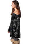 Off-the-shoulder Tiedye Mini Dress