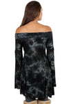 Off-the-shoulder Tiedye Mini Dress
