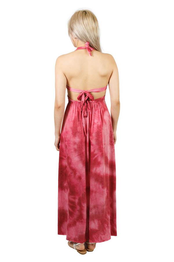 High Tide Double Slit Tie-Dye Halter Dress Lakhay-Retail High Tide Double Slit Tie-Dye Halter Dress Lakhay-Retail