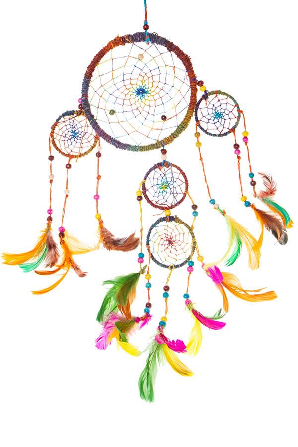 Rainbow Kite Dream Catcher