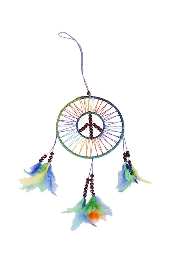 Rainbow Peace and love Dreamcatcher