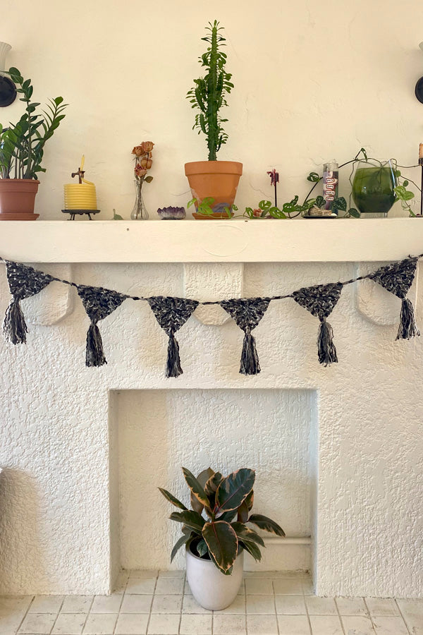 Multi Tie-Dye Garland Decoration