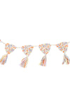 Multi Tie-Dye Garland Decoration