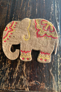Elephant Felt Trivets