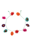 Zinnia Felt Floral Garland