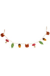 Embroidered Felt Cat Garland