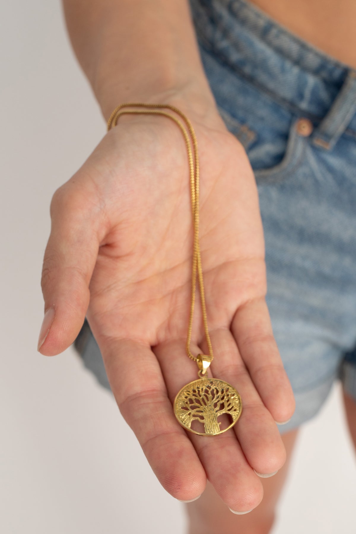 Ripple / Liquefied Butterfly Gemstone Chain Necklace