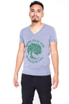 Unisex Boho Casual V neck T-Shirt