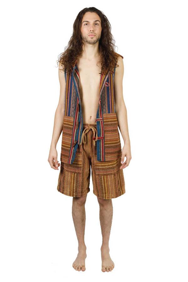 Hitchhiker Hippie Gheri Hooded Vest