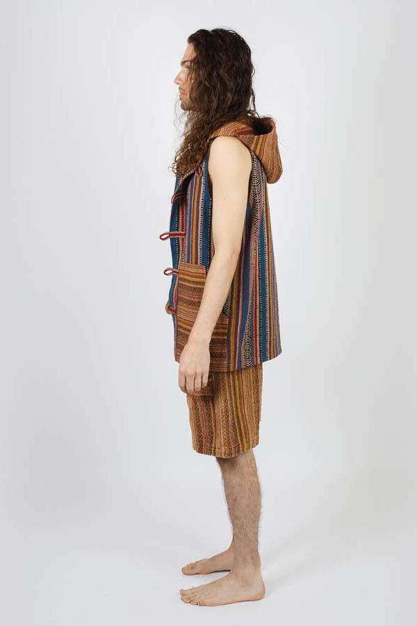 Hitchhiker Hippie Gheri Hooded Vest – Lakhay-Retail