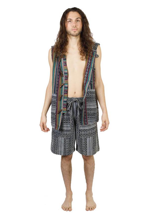 Hitchhiker Hippie Gheri Hooded Vest