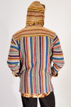 Stonewash Rustic Stripe Button Front Hoodie