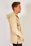 Unisex Soft Washed Blanket Print Baja Hoodie