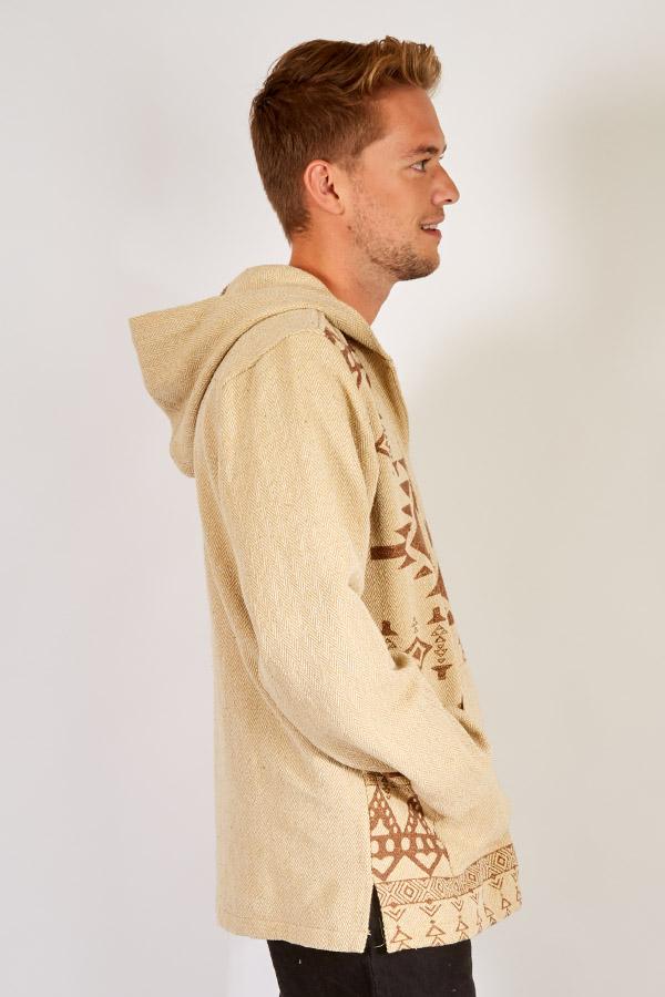 Unisex Soft Washed Blanket Print Baja Hoodie