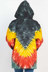 Rasta Tie-Dye Baja Hoodie