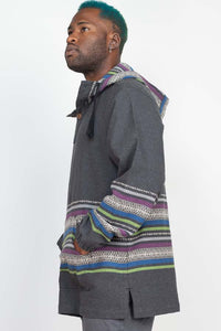 Woven Border Hoodie