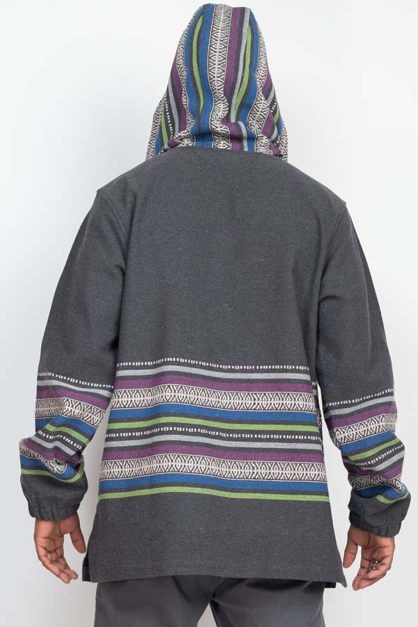 Woven Border Hoodie