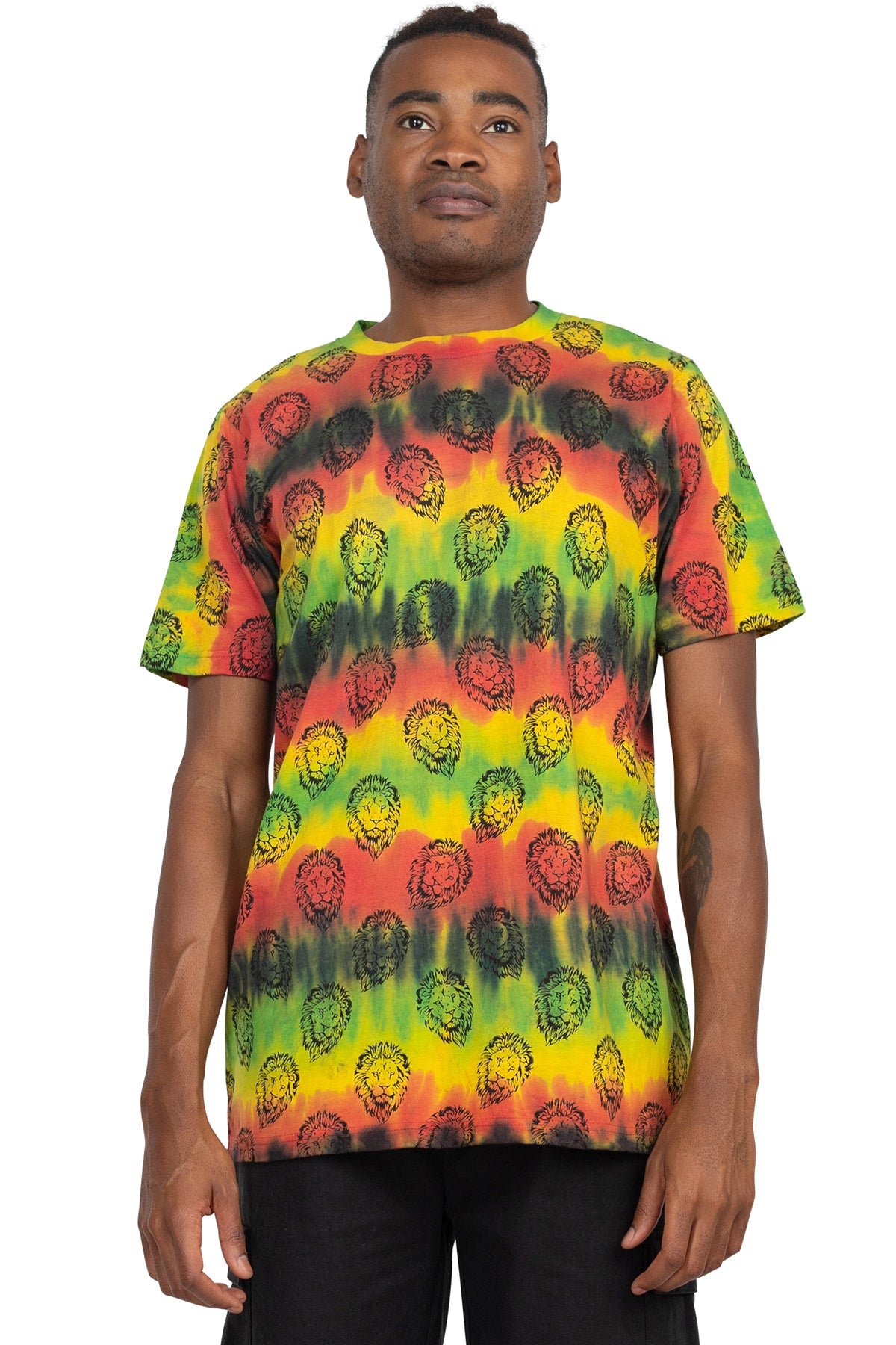Rasta Tie-Dye Printed T-Shirt – Lakhay-Retail