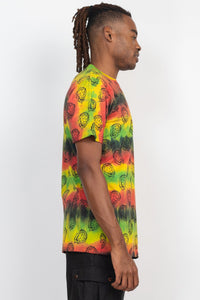 Rasta Tie-Dye Printed T-Shirt