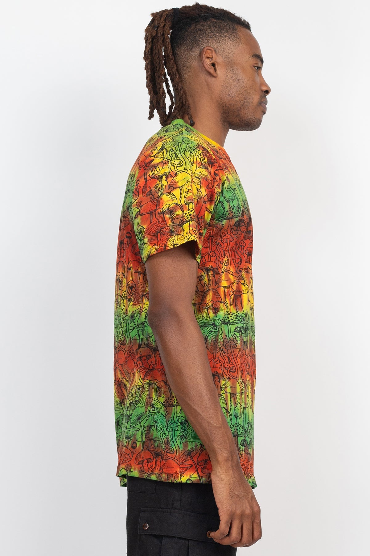 Rasta Tie-Dye Printed T-Shirt