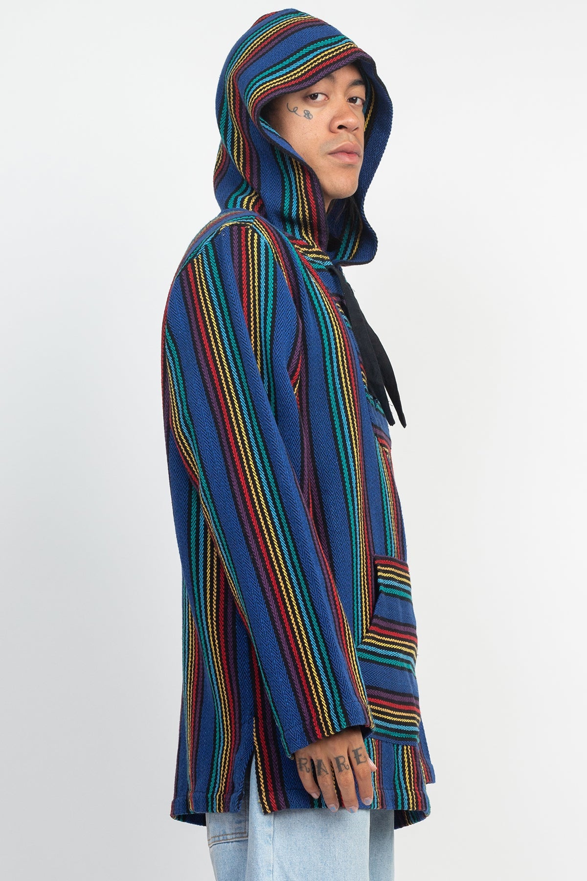 Rainbow Surf Baja Hoodie