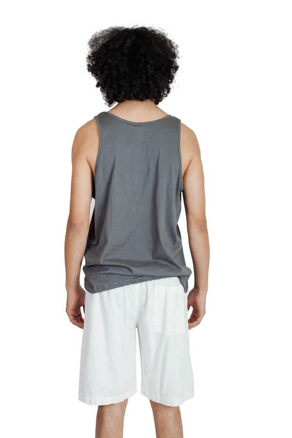 Men's White Cotton Beach Shorts