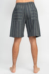 Yarn Dye Stripe Mens Cotton Shorts