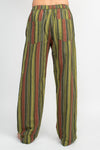 Unisex Stripe Comfy Lounge Pant with Elastic Waist