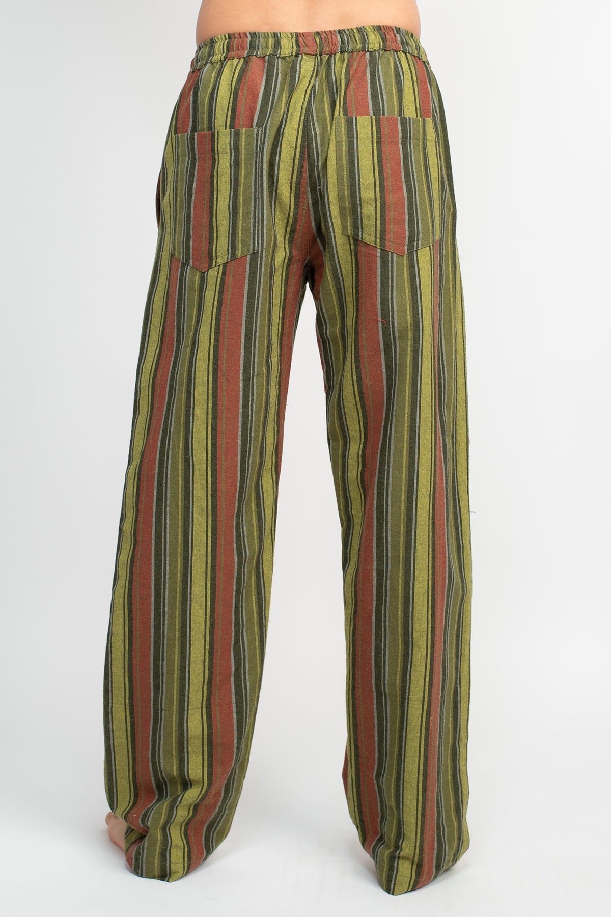 Unisex Stripe Comfy Lounge Pant with Elastic Waist