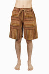Vintage Boho Stripe Lounge Shorts