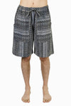 Vintage Boho Stripe Lounge Shorts