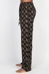 Rasta Stripe Checkered Printed Trouser