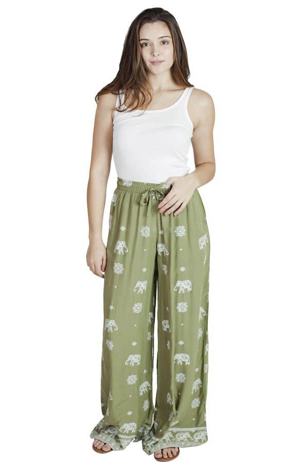 Women's Boho Vibes Palazzo Lounge Pant