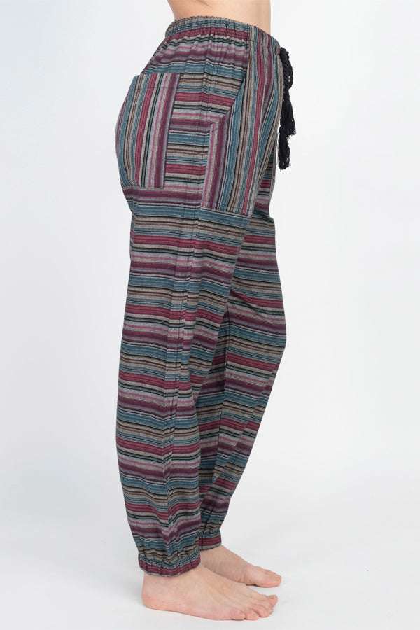 Beachy Boho Stripe Studio Pants