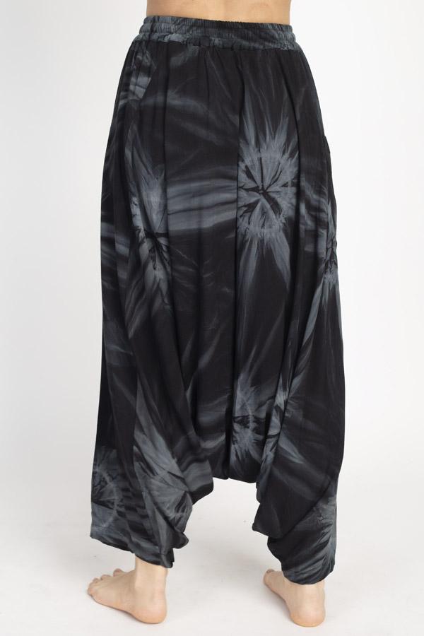 Unisex Tie-dye Flowy Harem Pants