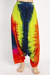 Unisex Tie-dye Flowy Harem Pants