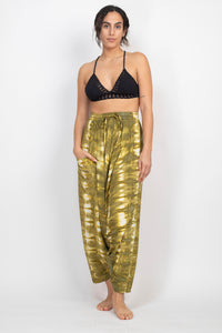 Unisex Tie-dye Flowy Harem Pants