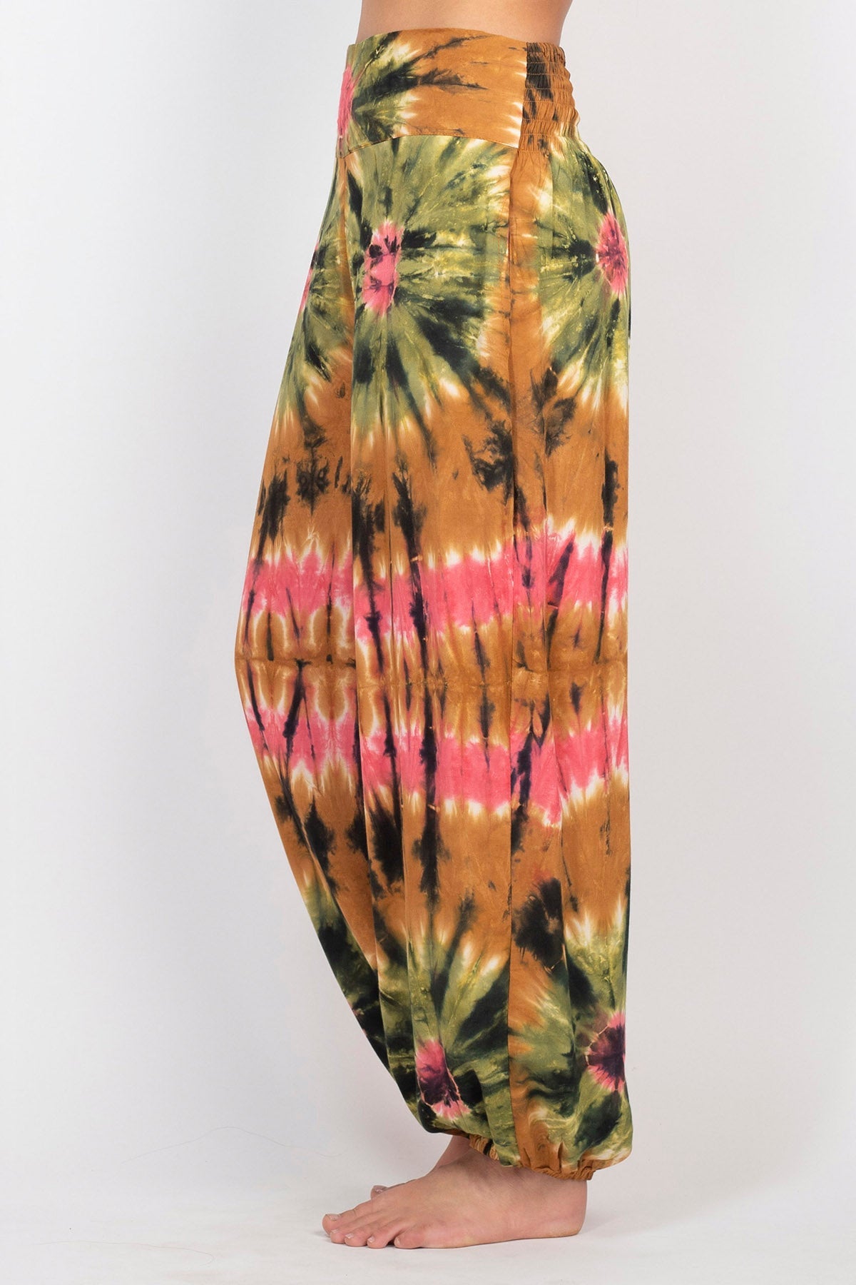 Tie dye boho pants cheap