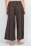 Corset Lace-up Crop Pants