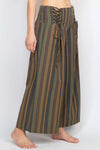 Corset Lace-up Crop Pants