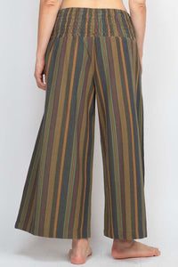 Corset Lace-up Crop Pants
