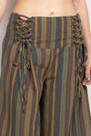 Corset Lace-up Crop Pants
