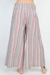 Corset Lace-up Crop Pants