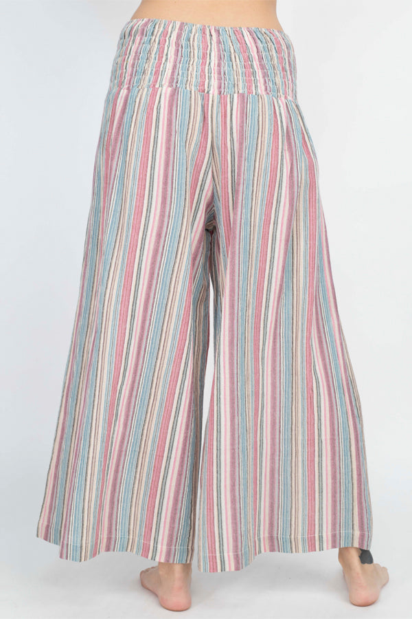 Corset Lace-up Crop Pants