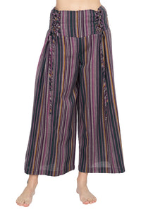 Corset Lace-up Crop Pants